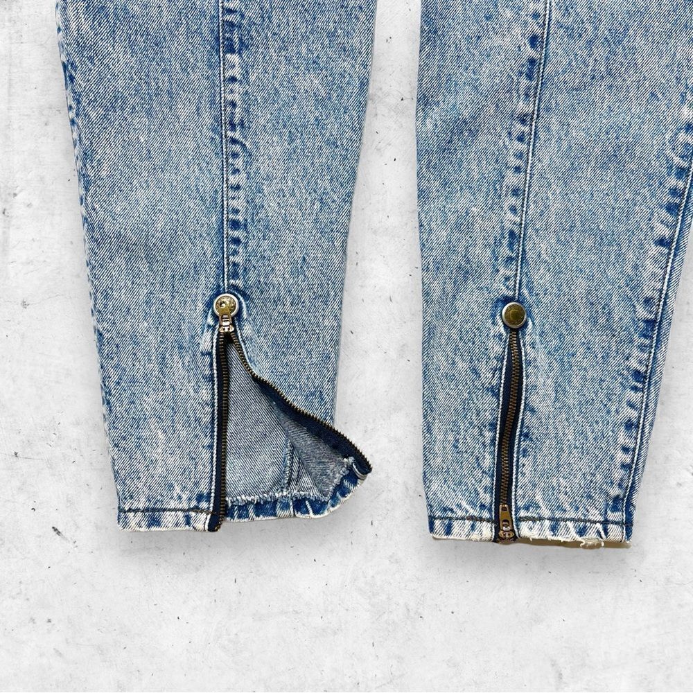 Vtg 80s Levi's 900 Series Acid Wash Jeans, High Rise Mom, Zip Ankle Grey Tag 26 - Picture 11 of 12